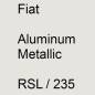 Preview: Fiat, Aluminum Metallic, RSL / 235.